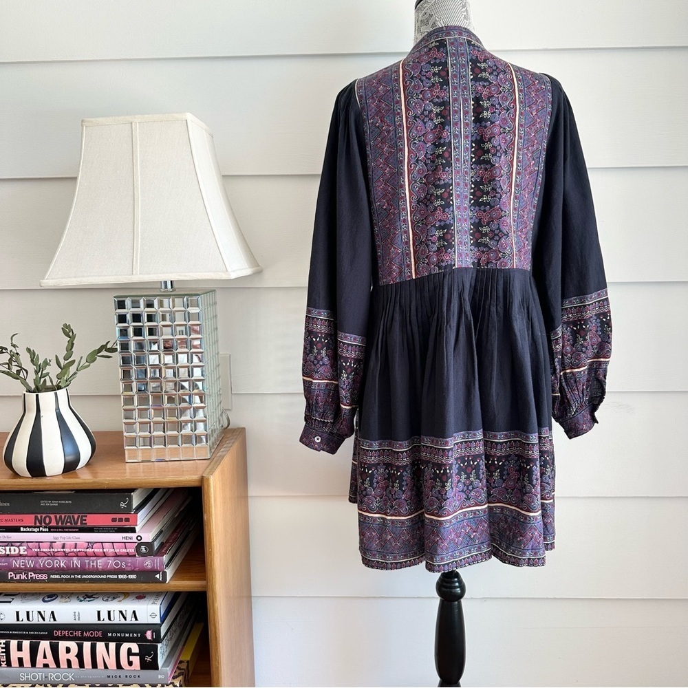 Sea New York Iris Adella Print Tunic Dress Boho Bohemian Dress - Picture 9 of 13